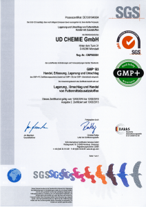 GMP Zertifikat UD CHEMIE